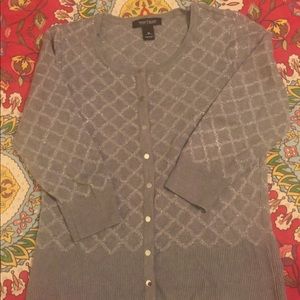 Sweater- WHBM.  Button front